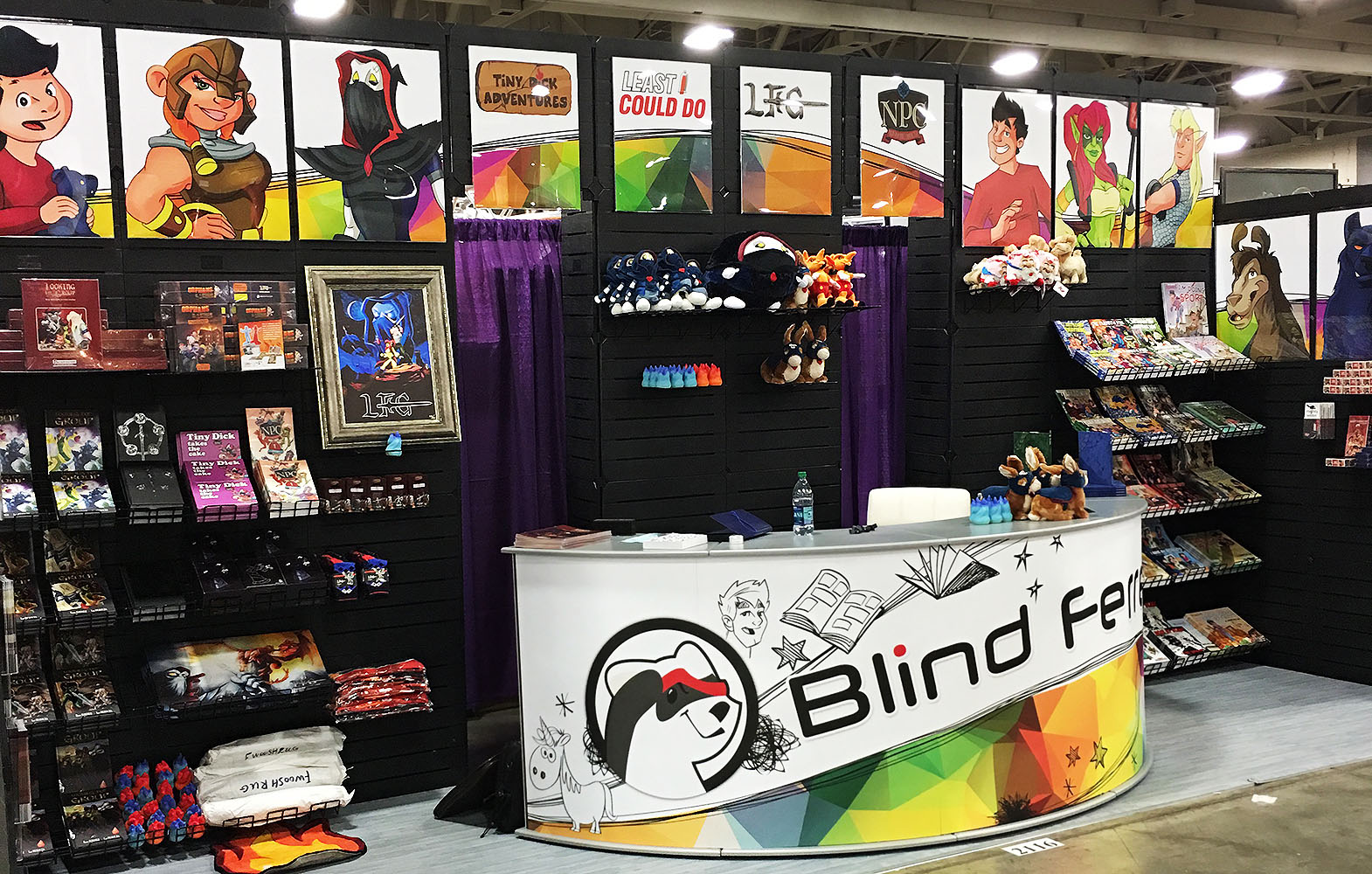 Blind Ferret Trade Show Display by GOGO Panels